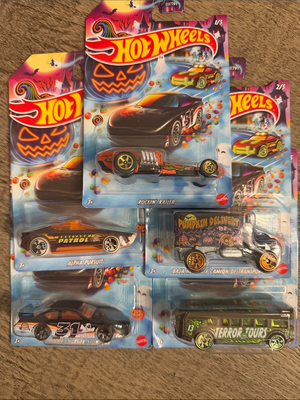 Hot Wheels Halloween Series 2026 Bundle Full Complete Set Chase Toy Car Lot 5